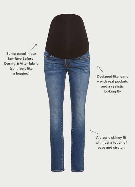 The Over The Bump Crop Maternity Jean – HATCH Collection