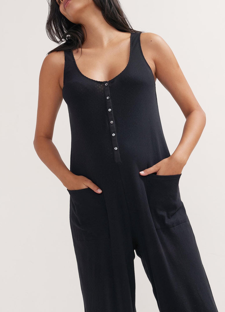 Hatch Maternity The 24 7 Feeding Jumpsuit Black