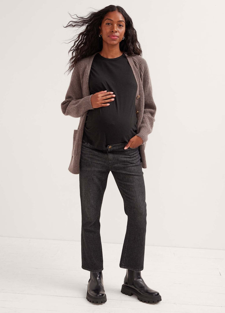 The Crop Maternity Jean