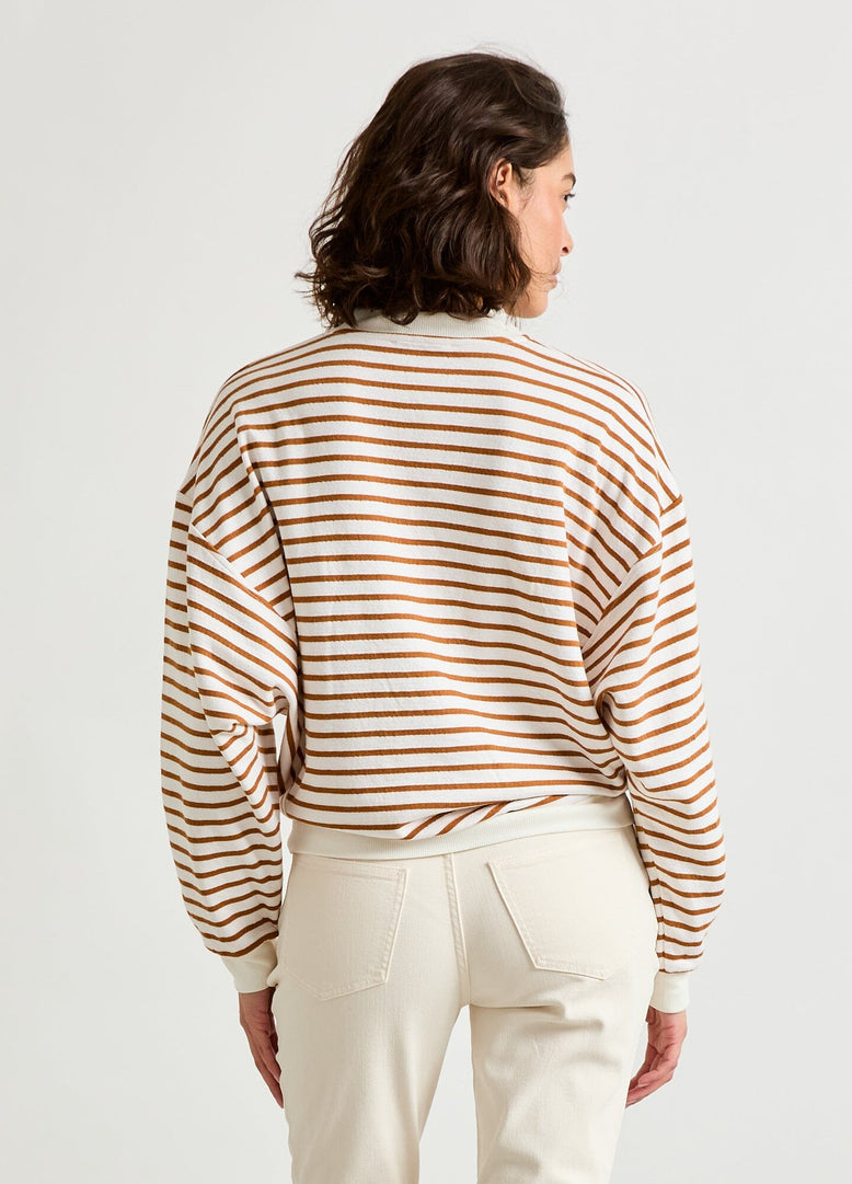 The Dakota Striped Nursing Sweatshirt