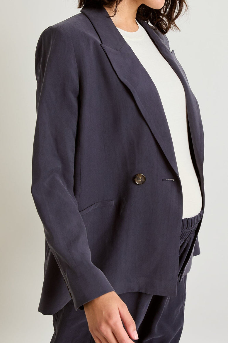 The Soft Tailored Twill Blazer