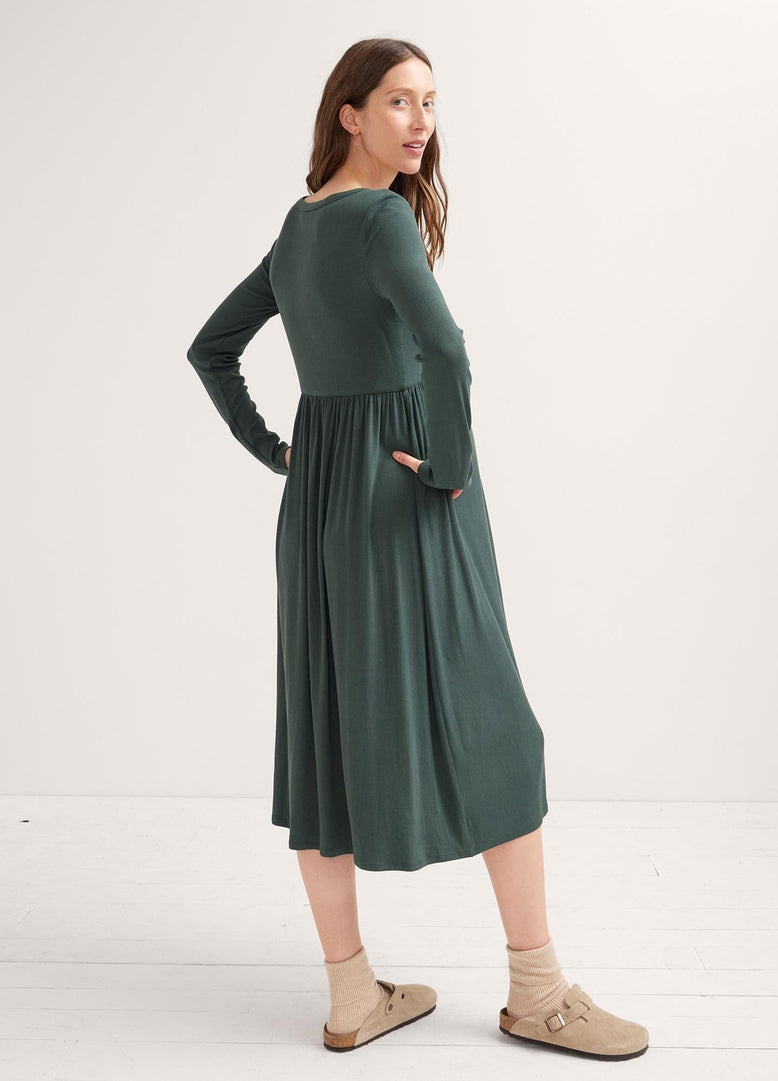 The Softest Rib Nursing Dress