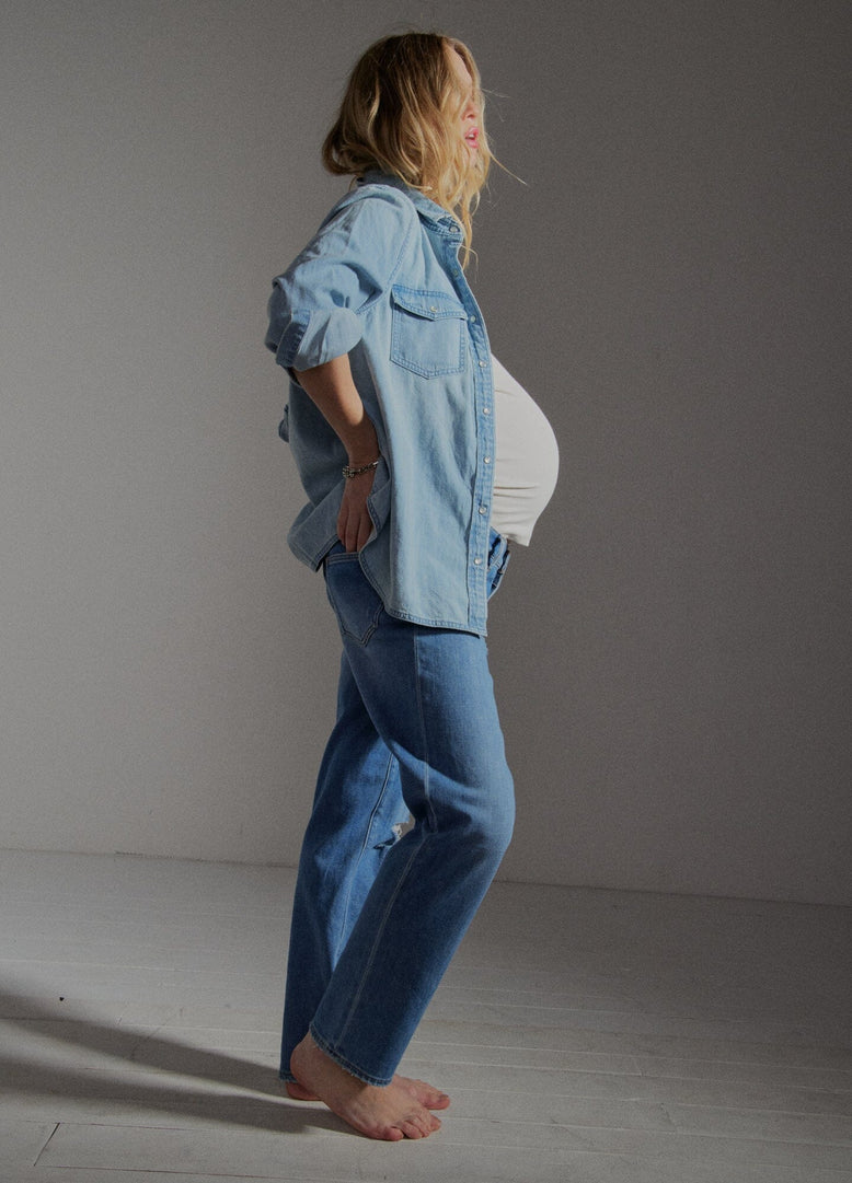 The Denim Maternity Shirt