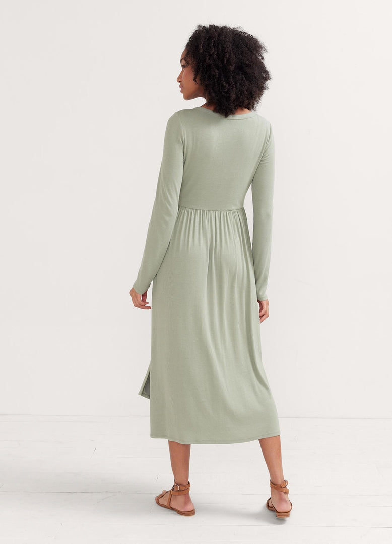 The Softest Rib Nursing Dress