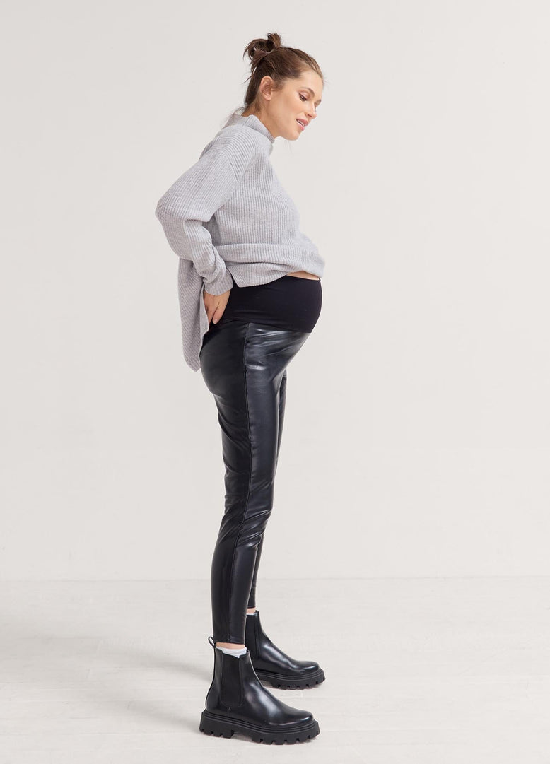 The Vegan Stretch Leather Legging