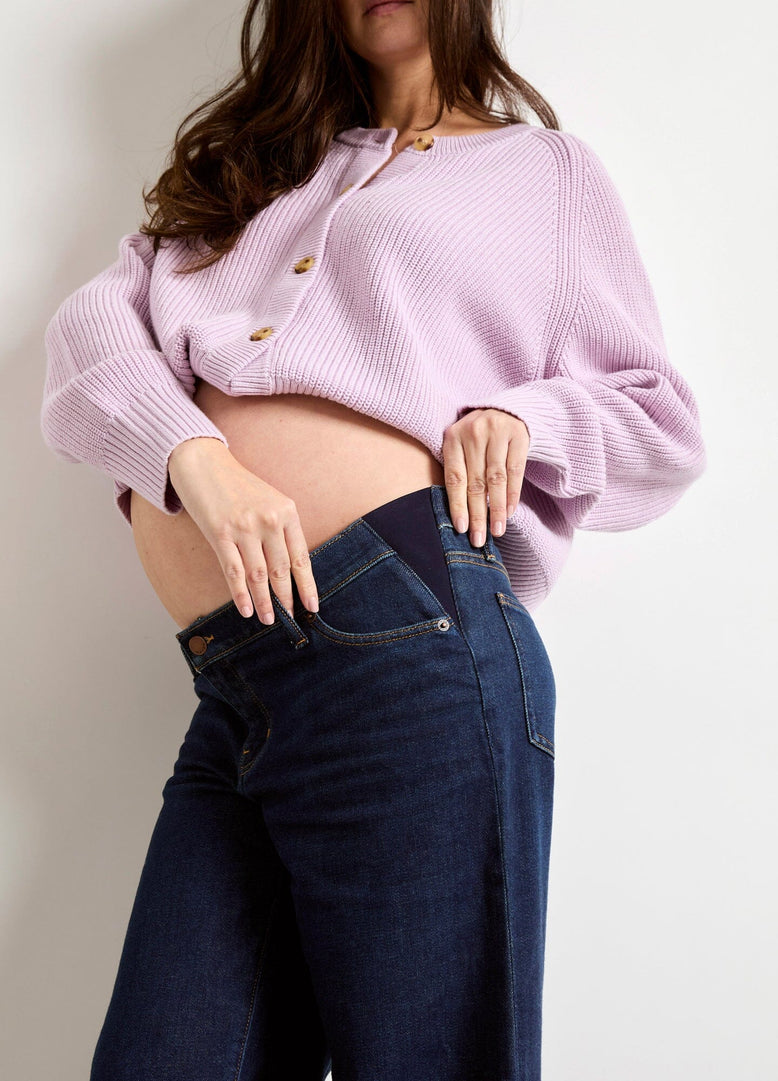 The Relaxed Wide Leg Maternity Jean