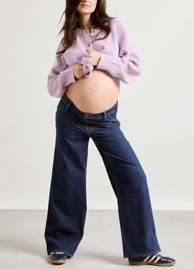 The Relaxed Wide Leg Maternity Jean