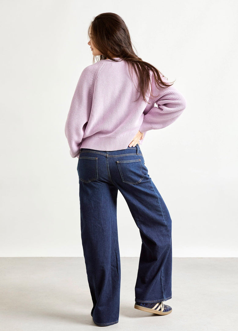 The Relaxed Wide Leg Maternity Jean