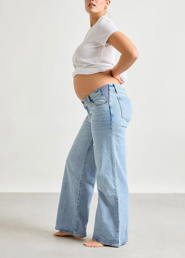 The Relaxed Wide Leg Maternity Jean