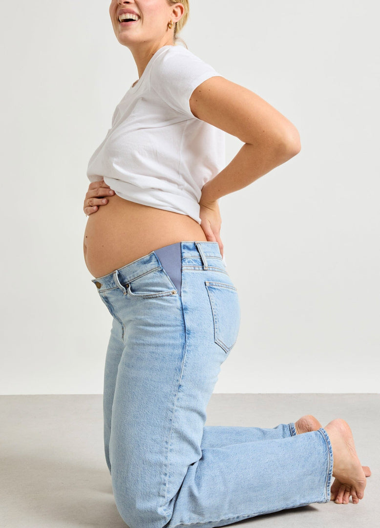 The Relaxed Wide Leg Maternity Jean