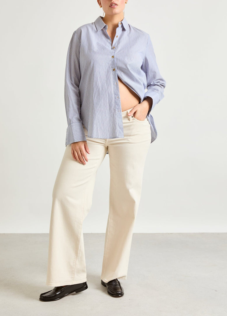 The Relaxed Wide Leg Maternity Jean