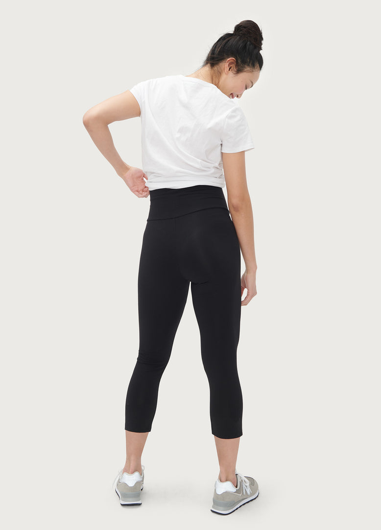 Lululemon Size 6 Tights Add Flare High Rise Crop 21 Yoga Pants Black