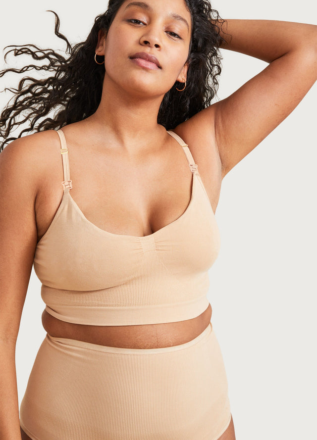 Hatch Collection  The Essential Hands Free Pumping Bra, Petal