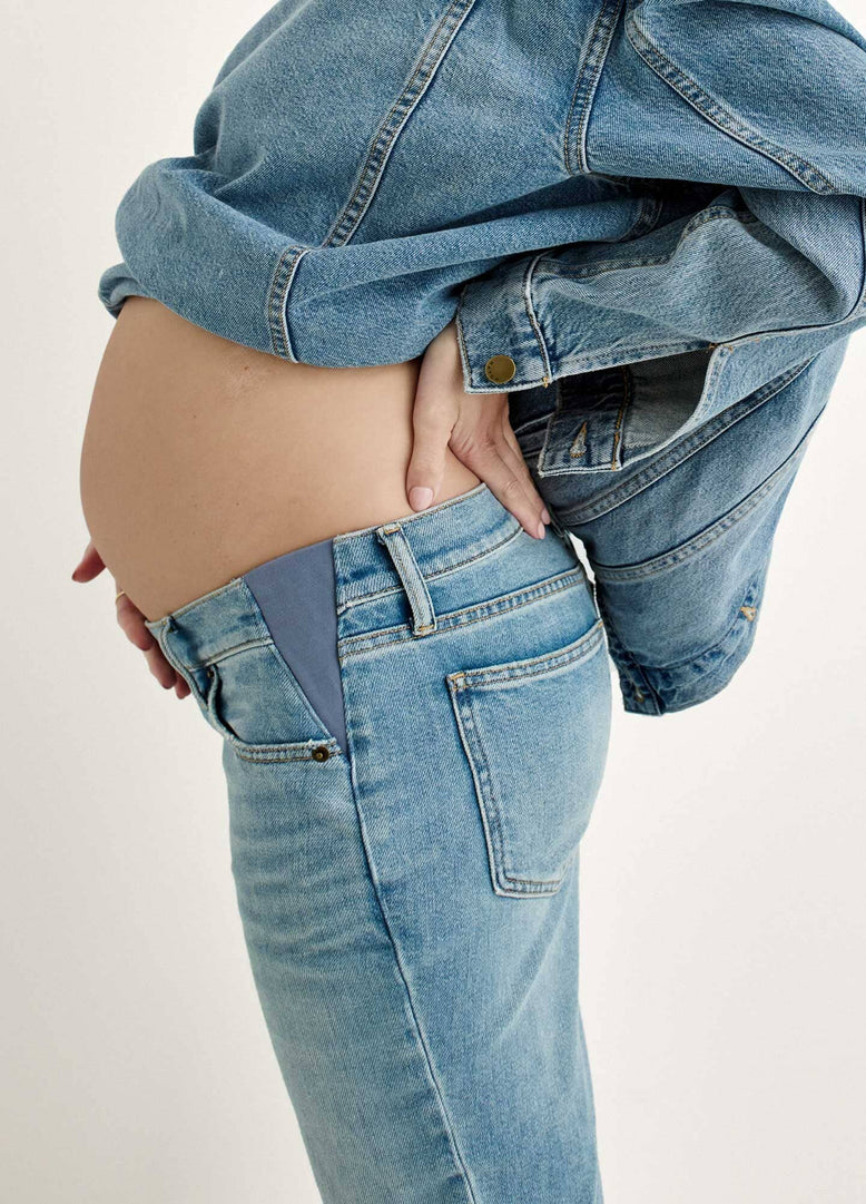 The Over The Bump Crop Maternity Jean – HATCH Collection